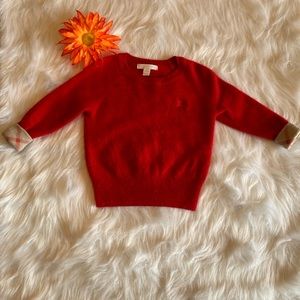 Burberry Children cashmere sweater with cuff